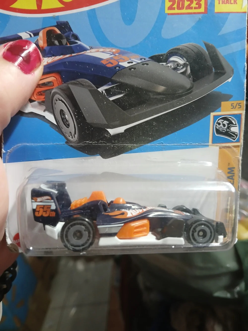 the Hot Wheels HW-4-TRAC from the 2023 HW 55th Race Team series (Collector #159/